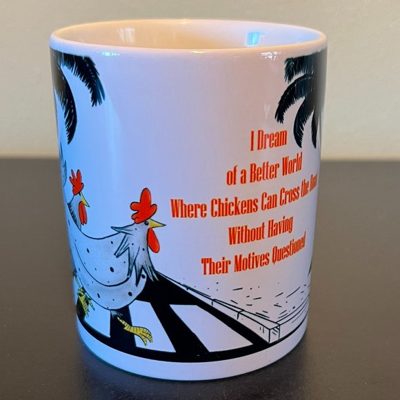 KEY WEST Florida  Souvenir Mug ~ Chickens Crossing Road ~ Duval Street - Picture 2 of 9